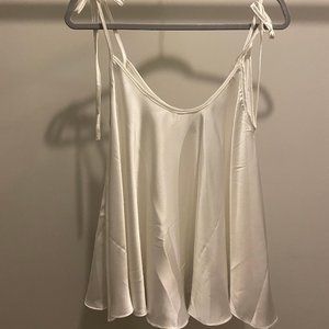 White Satin Cami